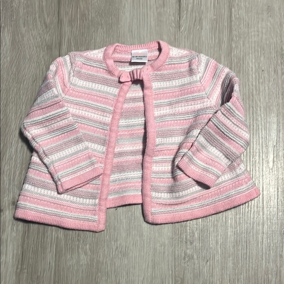🔥HOST PICK🔥 Gymboree Pink Striped Kids Jacket 12-18M - Picture 1 of 1